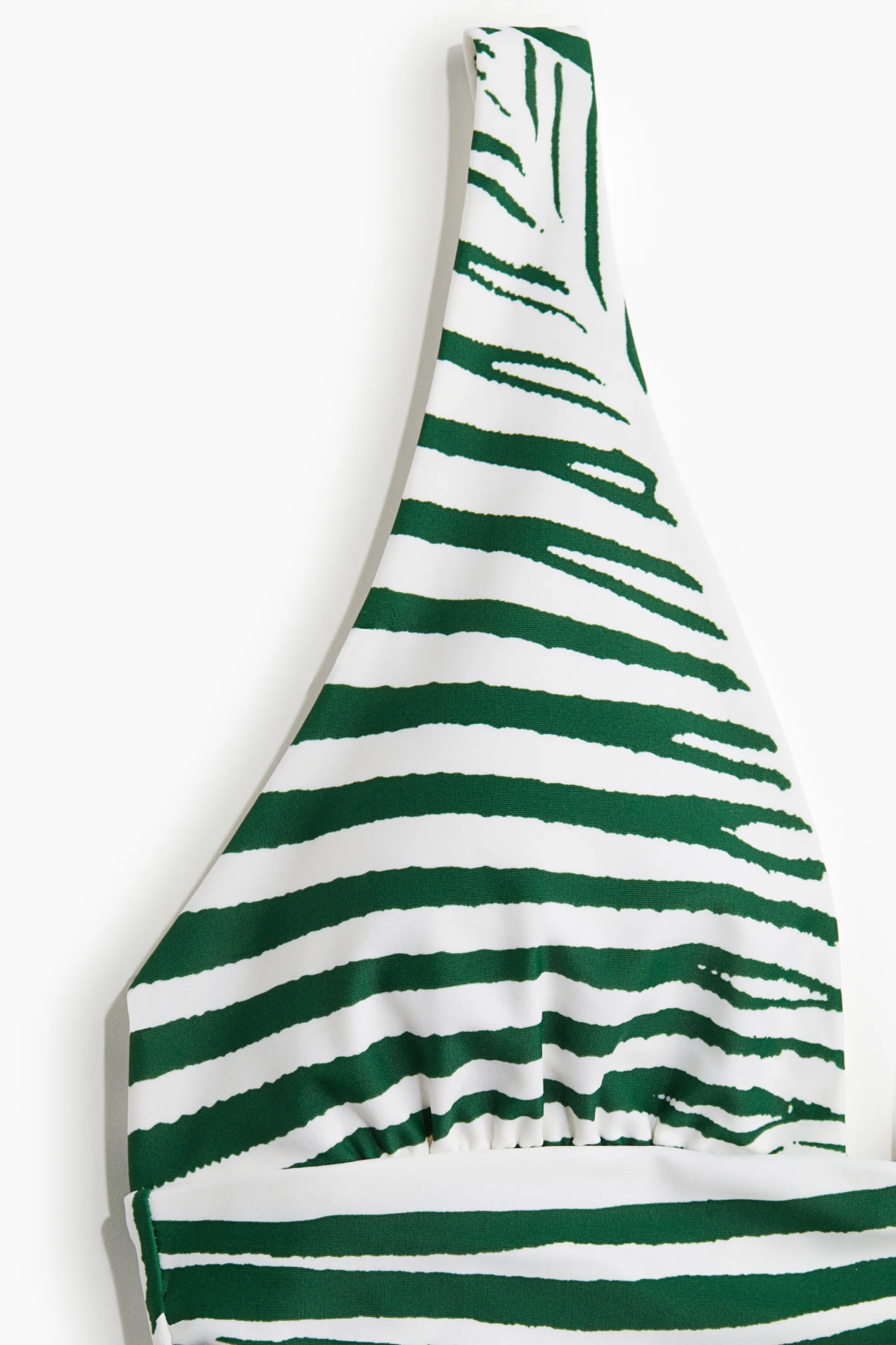 Maillot de bain Light Shape - Blanc/motif vert
