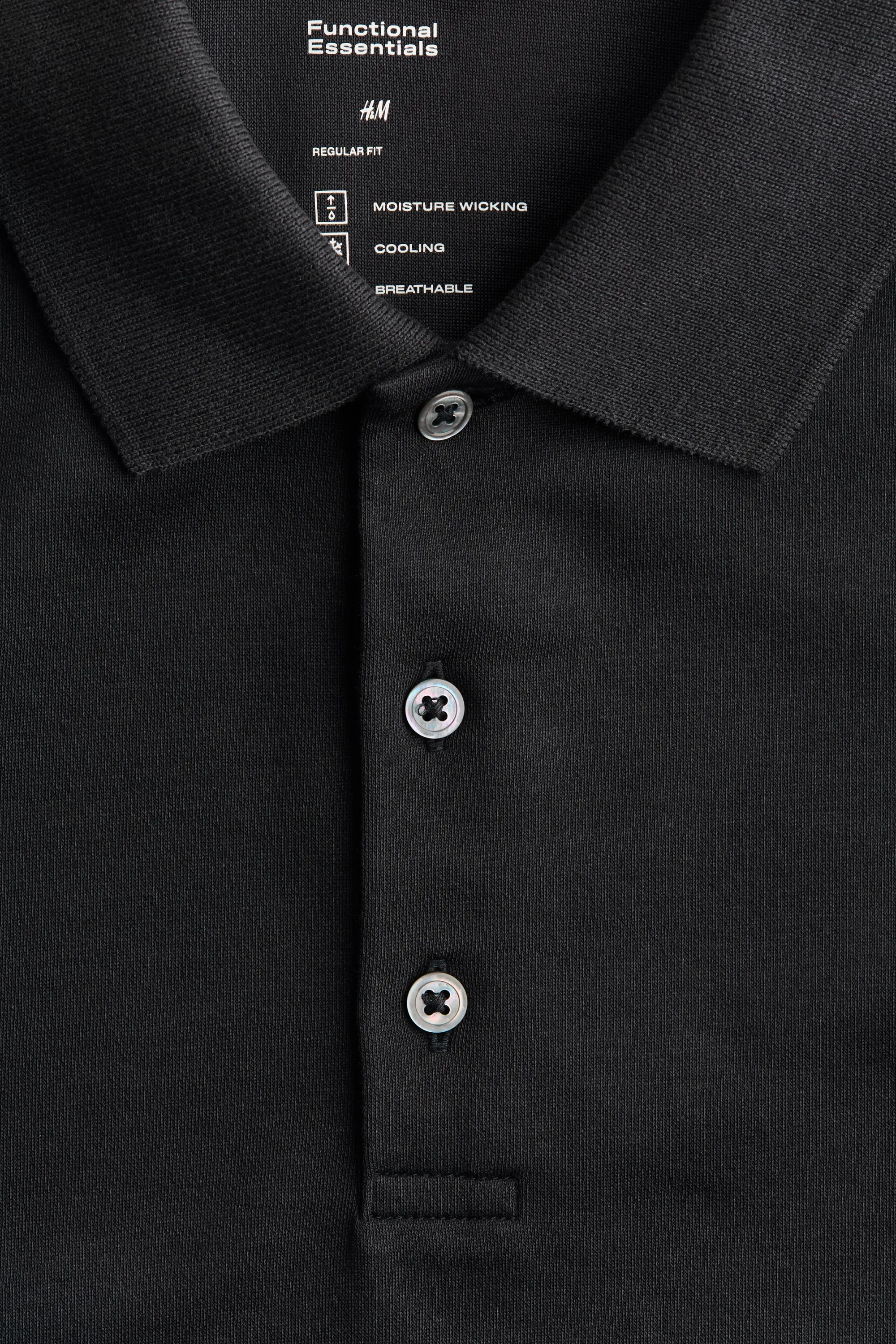 Polo Cooling Regular Fit - Noir