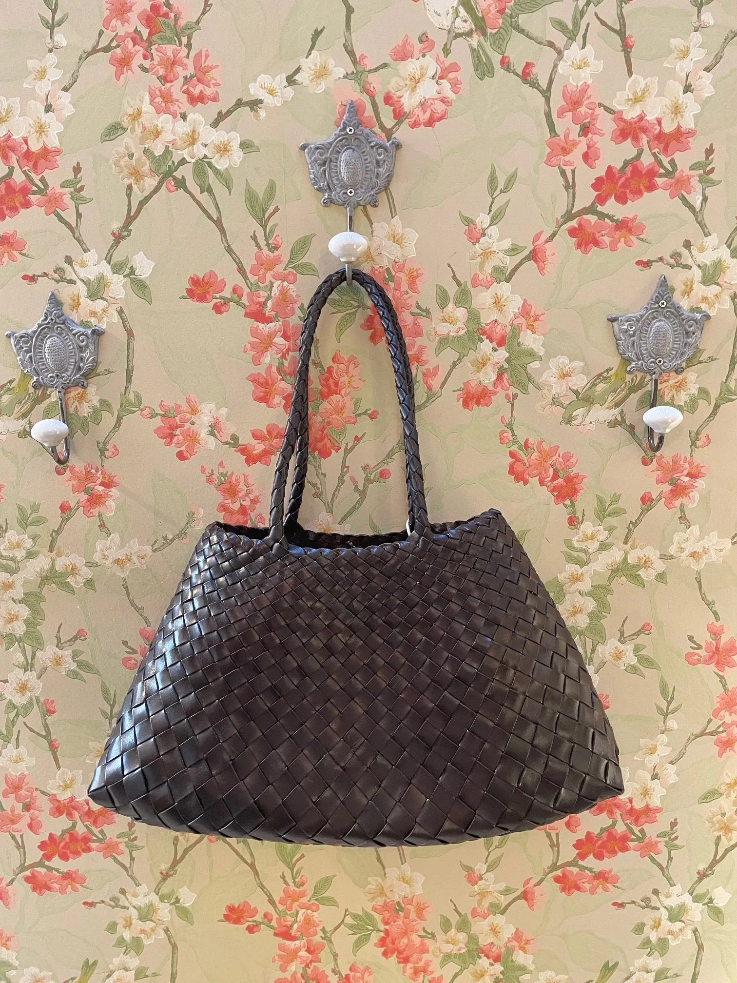 Nouveau ! DRAGON DIFFUSION Sac Santa Croce Big Dark Brown