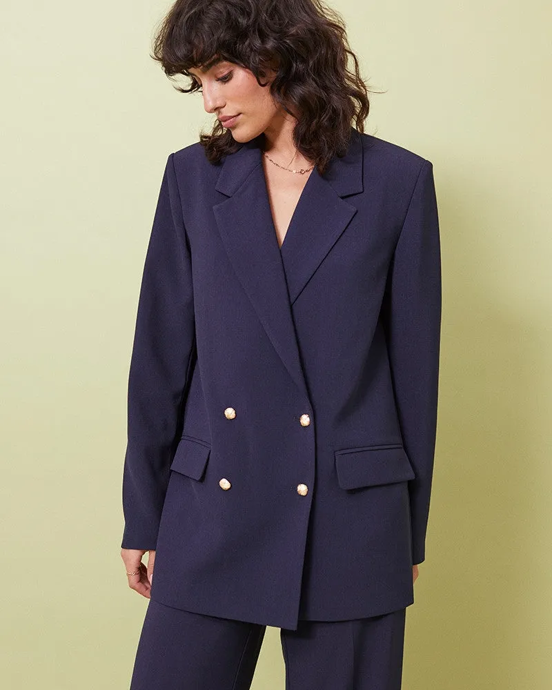 Veste blazer Gladisse Bleu marine – Grace & Mila