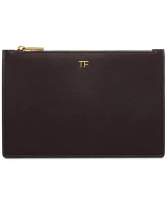 Pochette en cuir blanc en cuir