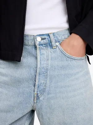 Short en jean décontracté - Bleu délavé — photo 4