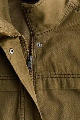Veste utility wear oversize - Vert kaki foncé — photo 5