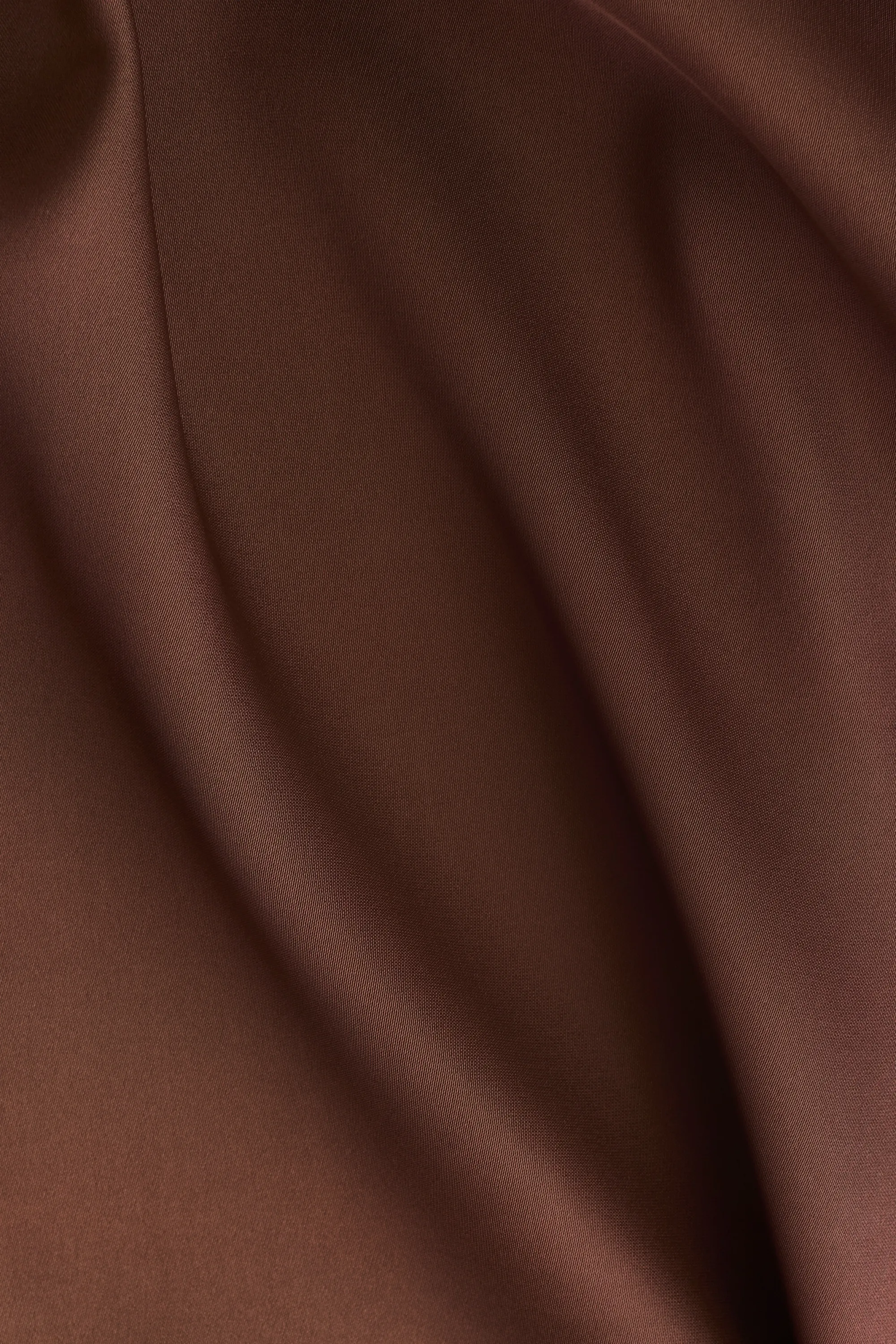 Robe maxi avec écharpe - Marron foncé