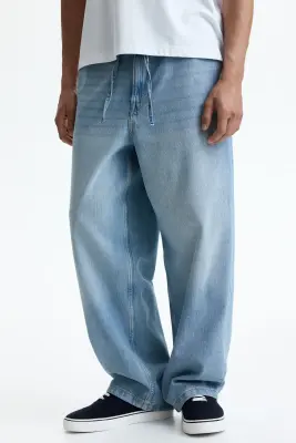 Baggy Jeans - Bleu denim clair — photo 1