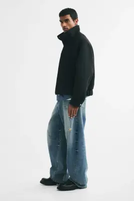 Baggy Barrel Jeans - Bleu denim foncé — photo 3