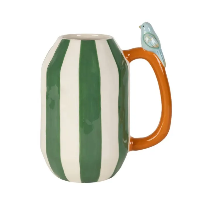 Vase Oiseau Vert