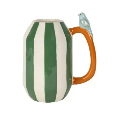 Vase Oiseau Vert — photo 1