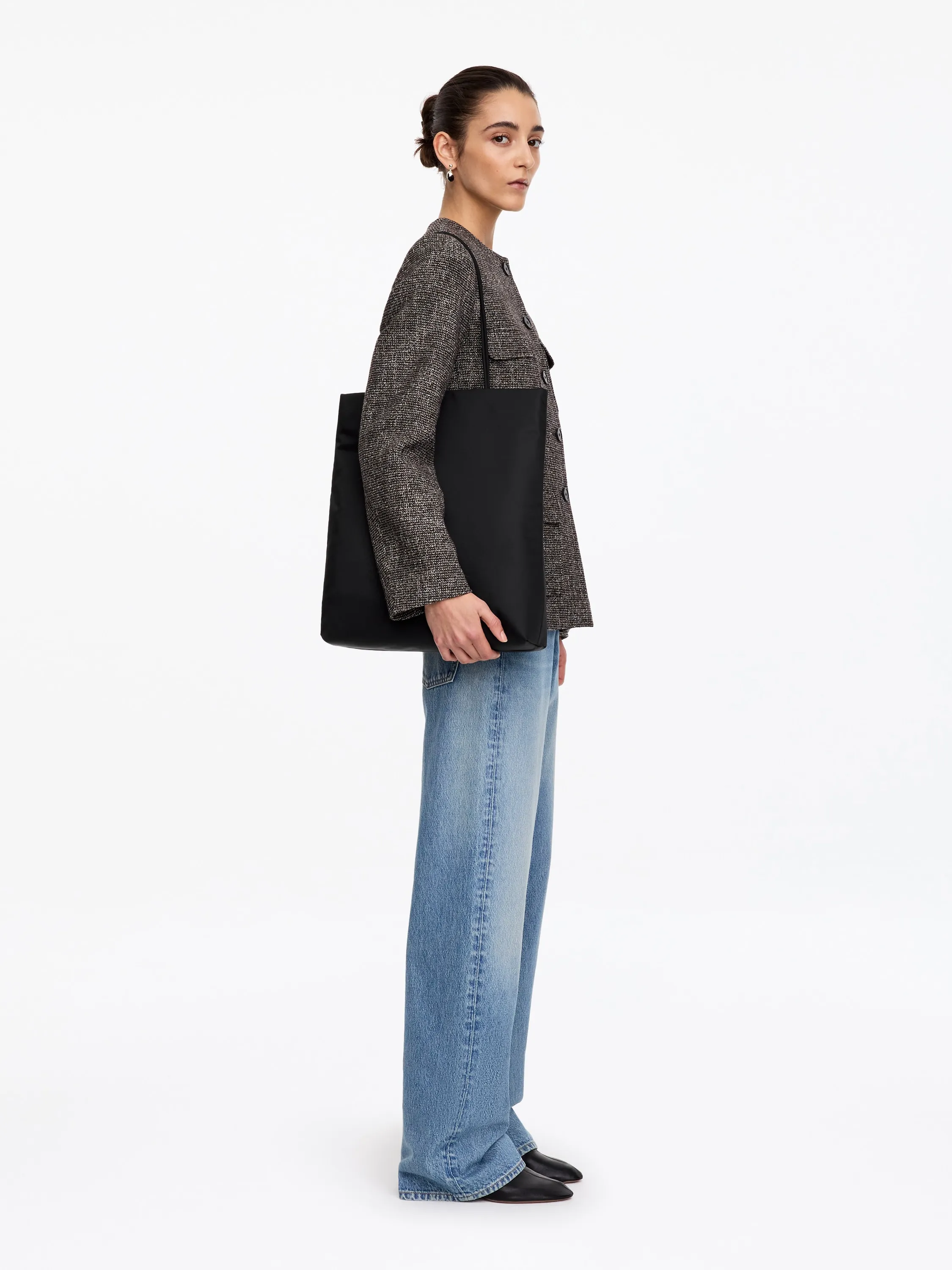 Sac cabas en nylon - Noir