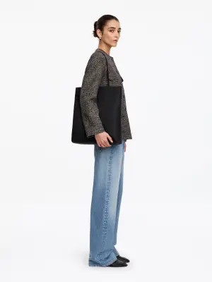 Sac cabas en nylon - Noir — photo 1