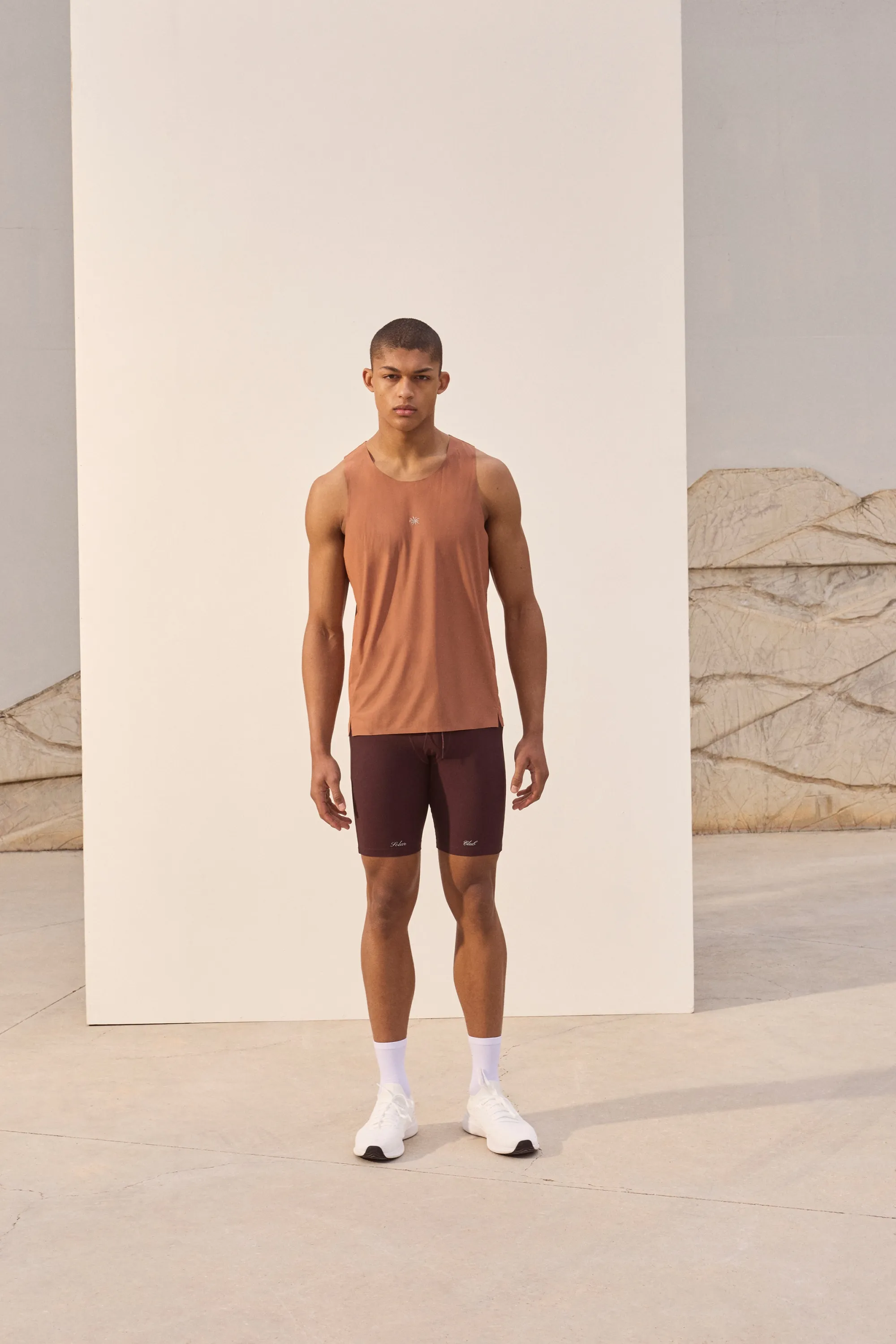 Débardeur de running Regular Fit CoolMove™ - Rouge rouille/soleil