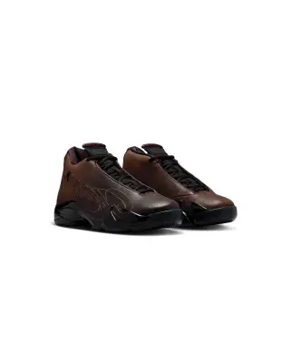 x Mowalola Air Jordan 14 Retro Black Burnt Red — photo 2