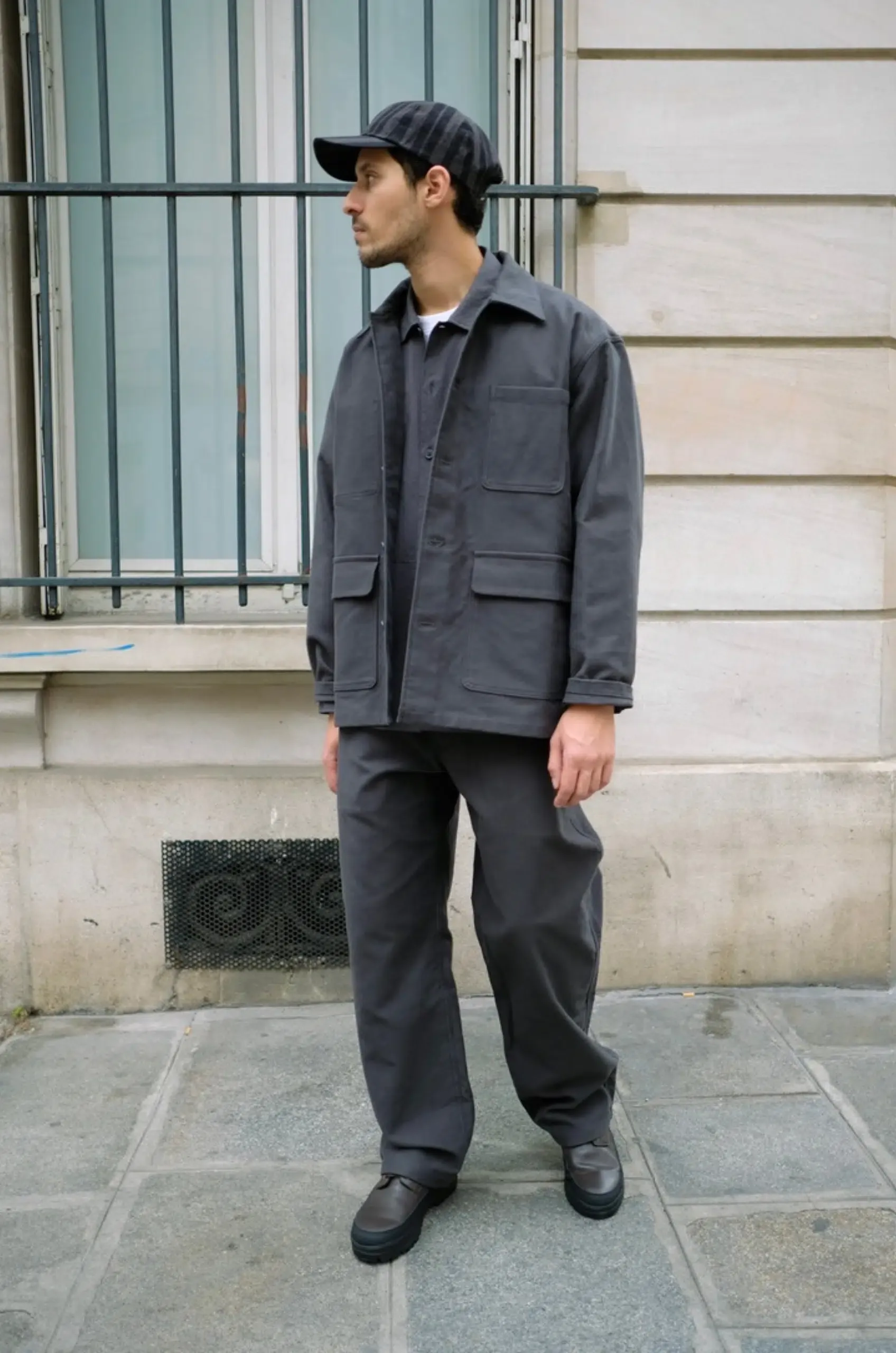 MAN-TLE – MENS JEBOK JACKET R21J2 – TARMAC MOLESKIN