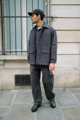 MAN-TLE – MENS JEBOK JACKET R21J2 – TARMAC MOLESKIN