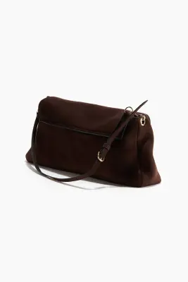 Sac porté épaule - Marron foncé — photo 2