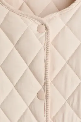 Veste matelassée - Beige clair — photo 5