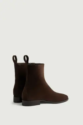 BOTTINES WEST MARRON — photo 3