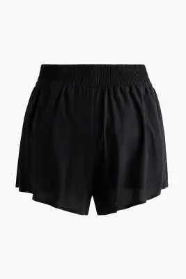 Short de sport superposé avec poche - Noir — photo 4