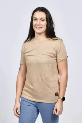 T-shirt Mixte Lin Kiplay x Splice - Camel — photo 10