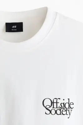 T-shirt imprimé Loose Fit - Blanc/Offside Society — photo 4