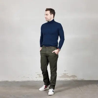 Pantalon workwear à tissu sergé irrégulier 2A/264 — photo 1