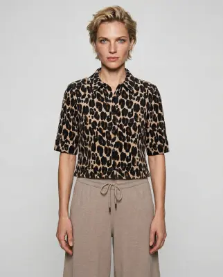 Chemise en coton et élasthanne — photo 5