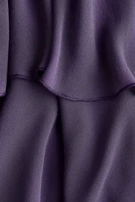 Robe asymétrique - Violet foncé — photo 3