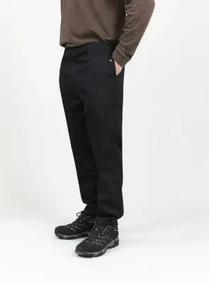 Bionic Pants in Black Grained Nylon — photo 5