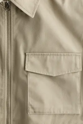 Veste cargo sans manches - Beige — photo 4