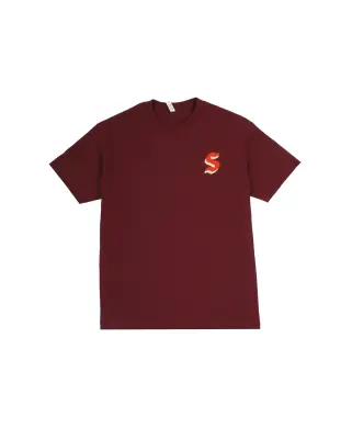 Logo S Rouge Tee Bordeau — photo 1