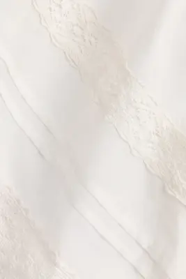 Paréo avec dentelle - Crème/blanc — photo 5