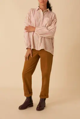 chemise romane carli farine — photo 3