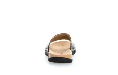 Sandales Gabor 03.705.27 Noires - Cuir Lacets Grande Pointure Femme — photo 3