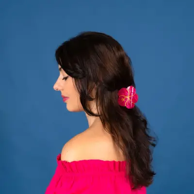 Pince à cheveux Hibiscus Coucou Suzette — photo 3