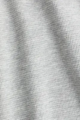 Short gaufré Relaxed Fit - Gris chiné — photo 3