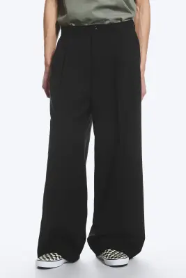 Nate Pantalon Taille Standard Coupe Droite Ample - Noir — photo 1