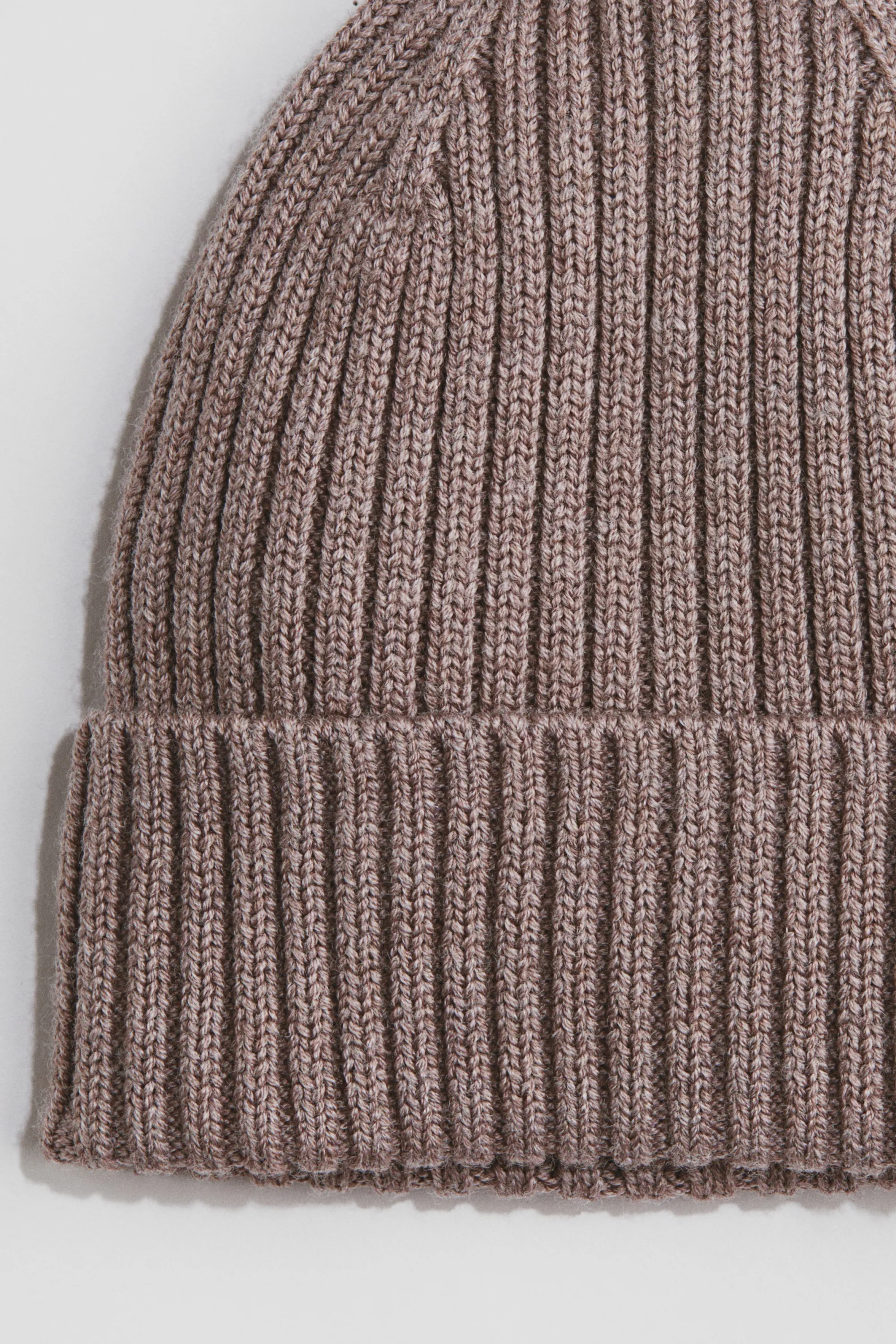 Bonnet en laine - Beige foncé