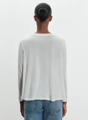T-shirt en coton et cachemire — photo 4