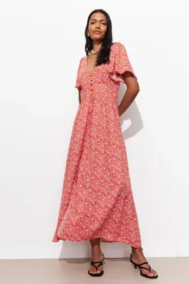 Robe longue imprimée Femme — photo 2