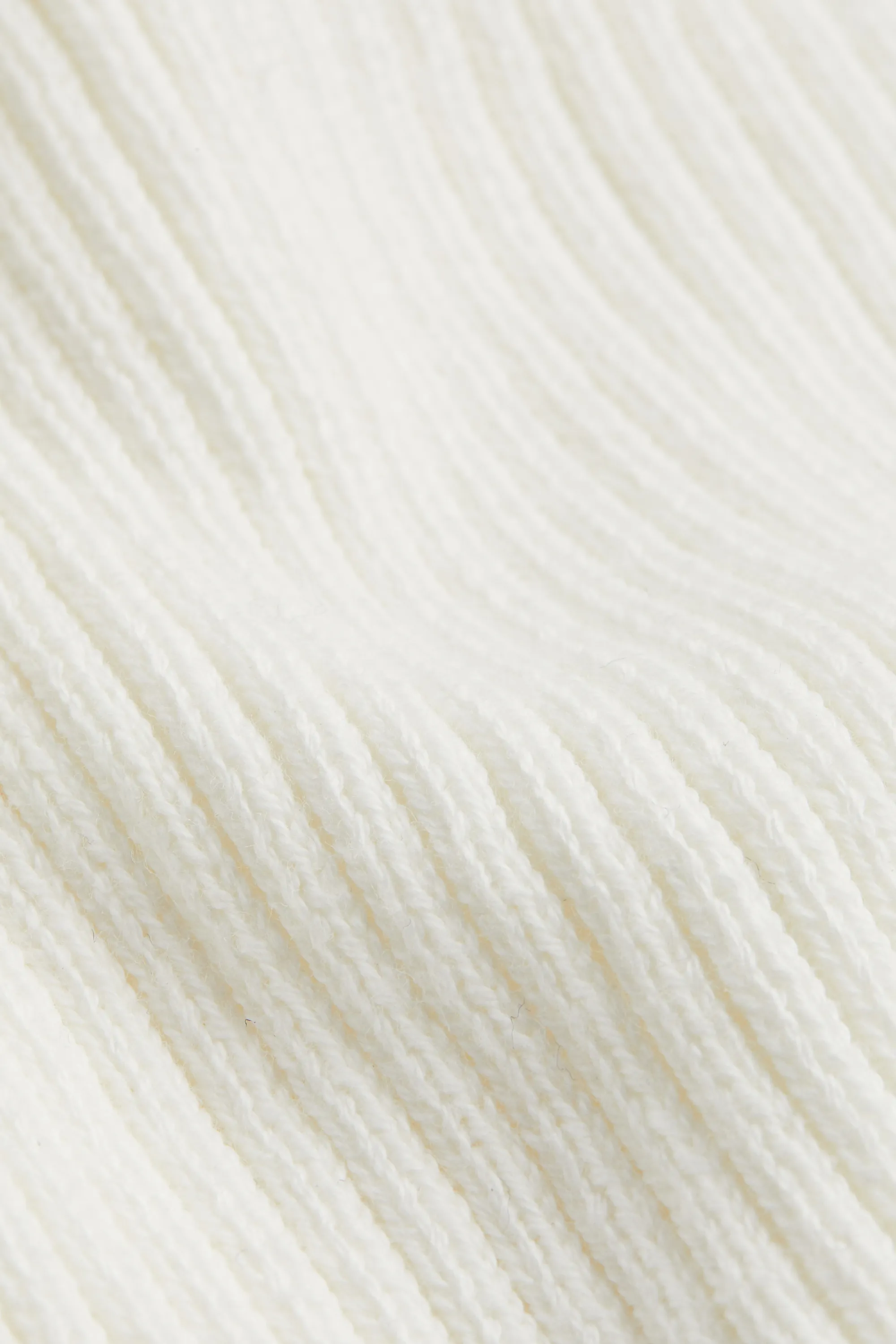 Pull col roulé Muscle Fit - Blanc