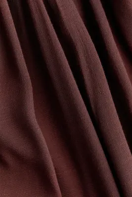 Robe à écharpe avec manches ballon - Bordeaux — photo 4