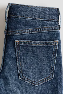 Slim Fit Lined Jeans - Bleu denim — photo 3