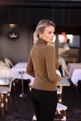 Garance Merino Wool Top - Beige — photo 3