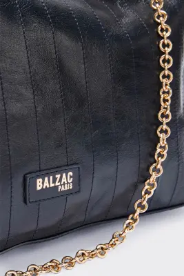 Sac Amaïa froissé bleu nuit — photo 2