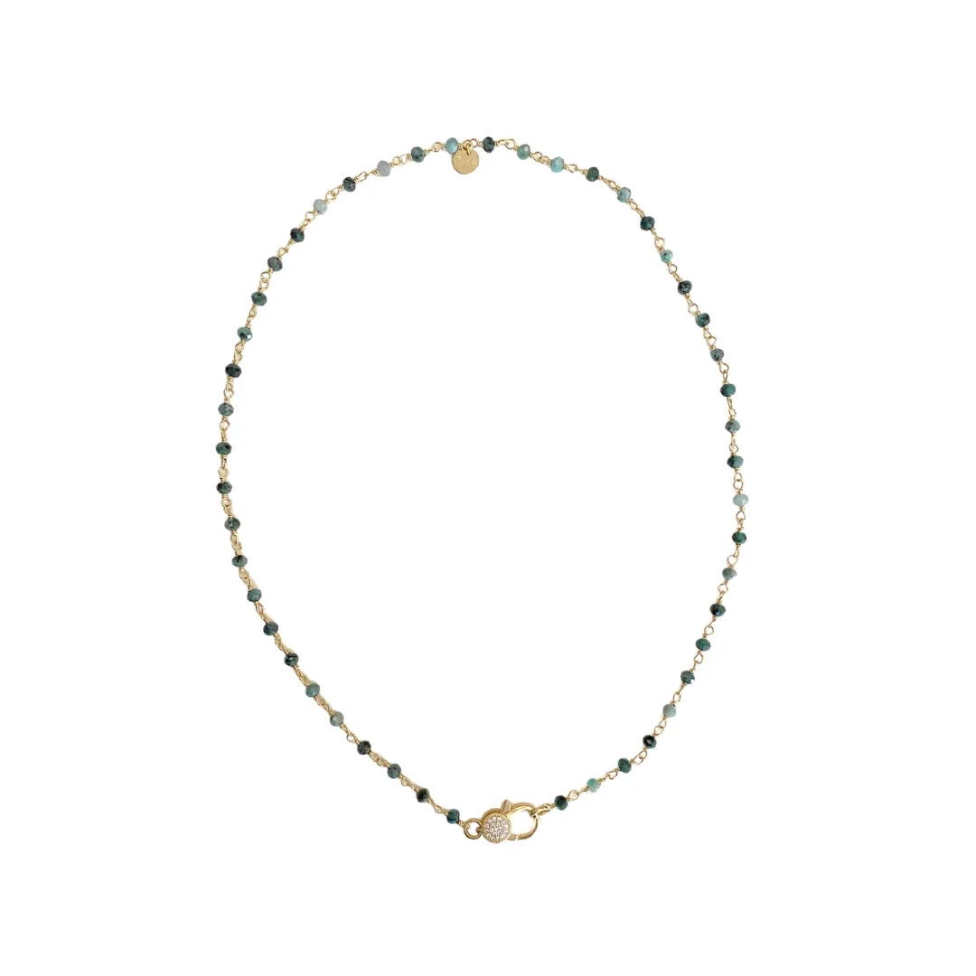Collier Locky Emeraude  - Hanka In