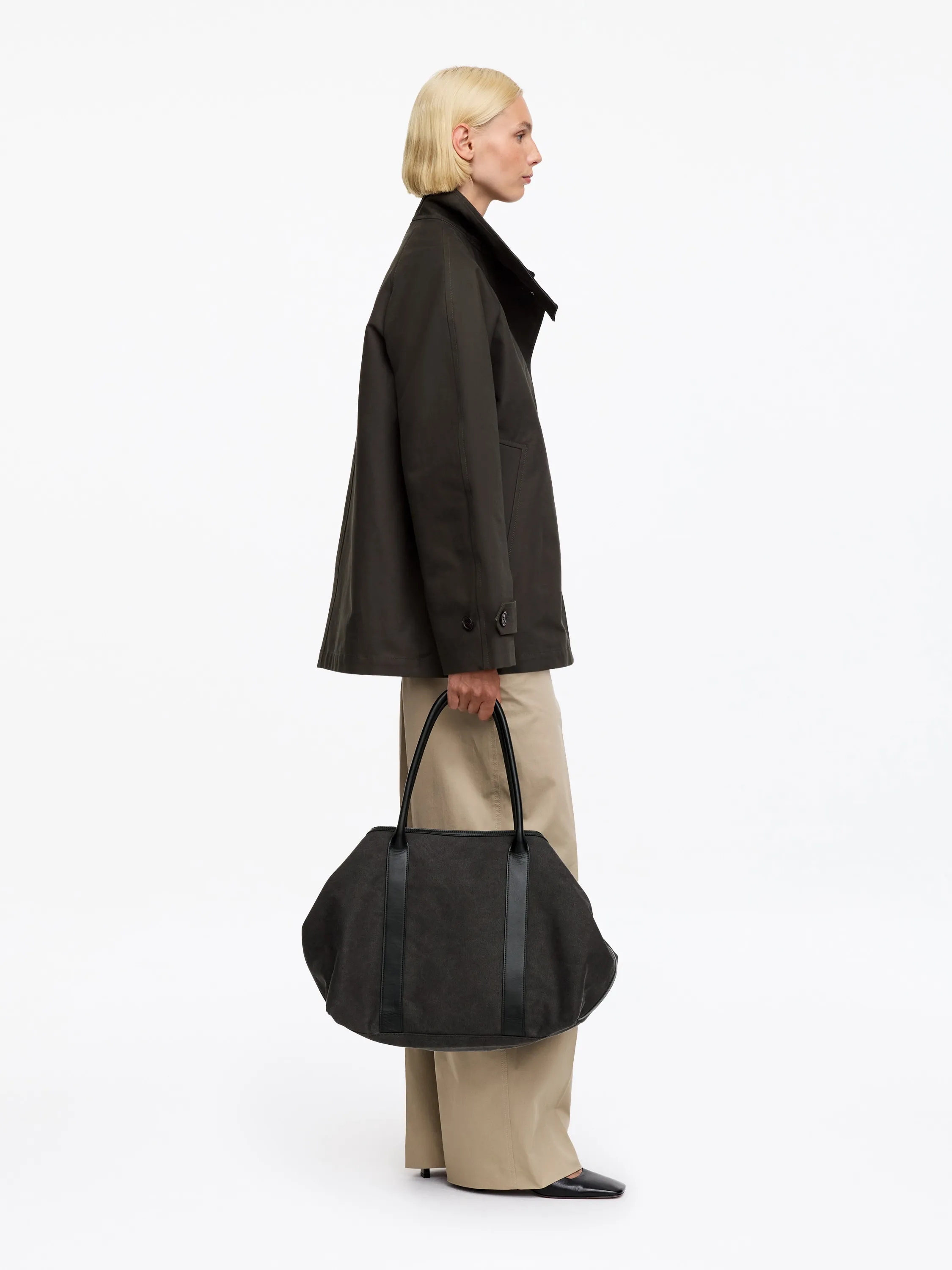 Sac fourre-tout en toile - Noir