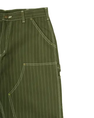 Double Knee Pants Dark Green — photo 3