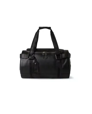 Base Camp Duffel Leather SE TNF Black — photo 1