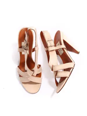 Sandales à talon en satin rose clair Prix boutique 650€ Taille 40 — photo 5