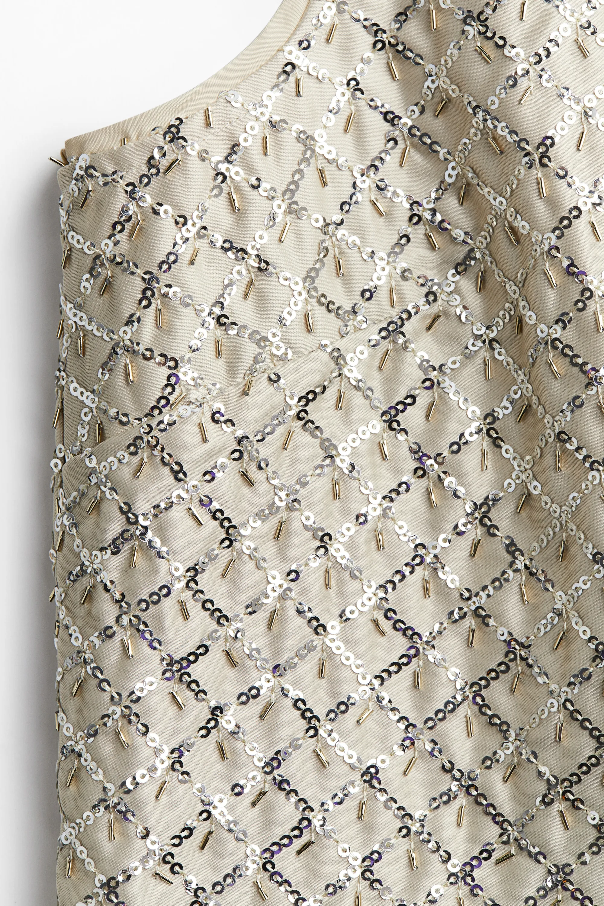 Débardeur ornementé - Beige clair